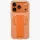 UNIQ Heldro Air tok iPhone 17 Pro Magclick töltés narancssárga színben