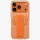 UNIQ Heldro Air tok iPhone 17 Pro Magclick töltés narancssárga színben