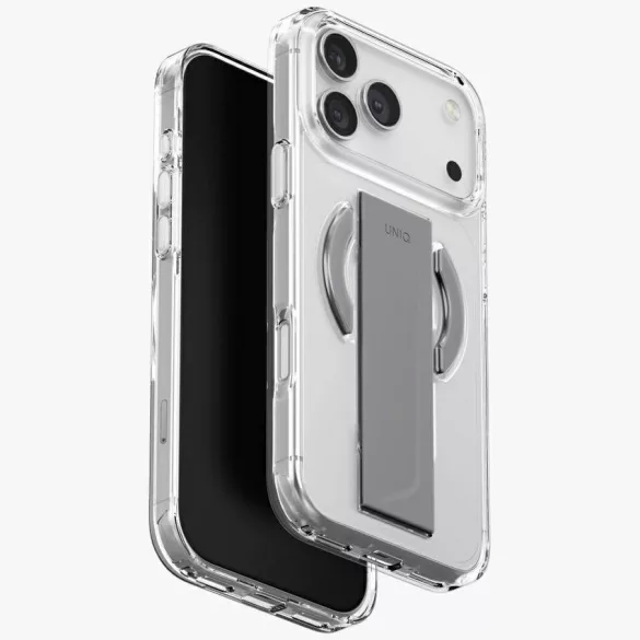 UNIQ Heldro Air tok iPhone 17 Pro Max Magclick töltés Átlátszó