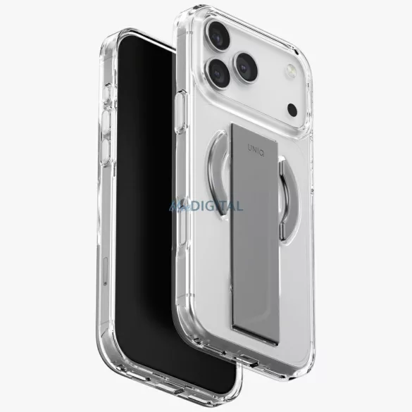 UNIQ Heldro Air tok iPhone 17 Pro Max Magclick töltés Átlátszó