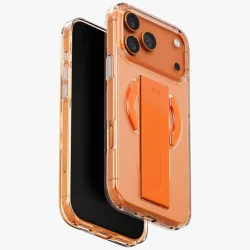   UNIQ Heldro Air tok iPhone 17 Pro Max Magclick töltés narancssárga