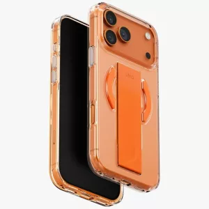 UNIQ Heldro Air tok iPhone 17 Pro Max Magclick töltés narancssárga