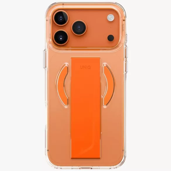 UNIQ Heldro Air tok iPhone 17 Pro Max Magclick töltés narancssárga