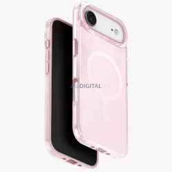 UNIQ Clario tok iPhone Air Magclick töltés rózsaszínű