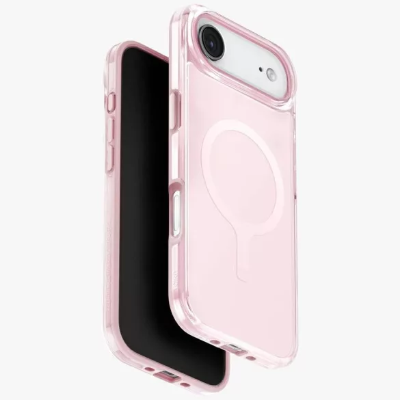 UNIQ Clario tok iPhone Air Magclick töltés rózsaszínű