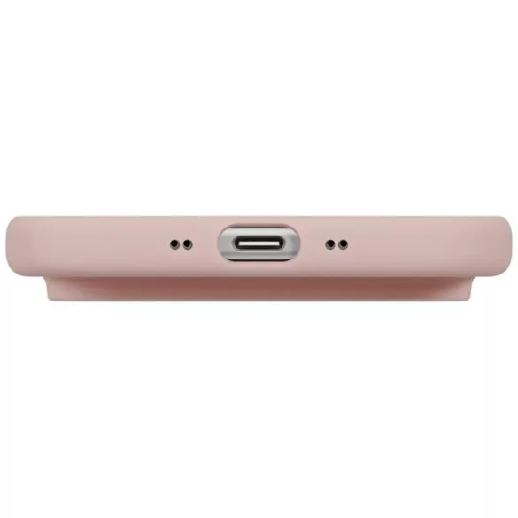 UNIQ Lino tok iPhone Air Magclick töltés rózsaszínű