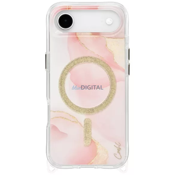 UNIQ Coehl Aeris tok iPhone Air mágneses töltés rózsaszínű