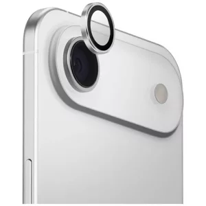 UNIQ Optix alumínium kamera objektívvédő iPhone Air készülékhez, applikátorral, ezüst színben