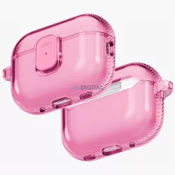   UNIQ Glase Pro tok az AirPods Pro 3     Zárható tok, rózsaszín