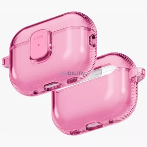 UNIQ Glase Pro tok az AirPods Pro 3     Zárható tok, rózsaszín