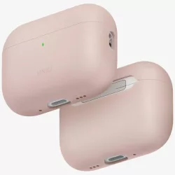 UNIQ Lino tok az AirPods Pro 3 gen szilikonhoz rózsaszínű