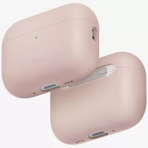 UNIQ Lino tok az AirPods Pro 3 gen szilikonhoz rózsaszínű