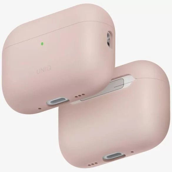 UNIQ Lino tok az AirPods Pro 3 gen szilikonhoz rózsaszínű