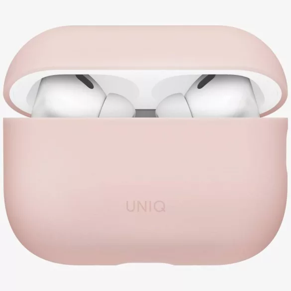 UNIQ Lino tok az AirPods Pro 3 gen szilikonhoz rózsaszínű