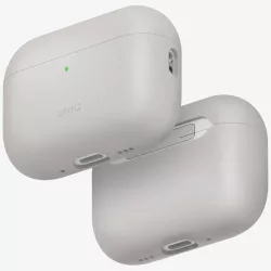   UNIQ Lino tok AirPods Pro 3 gen szilikon bézs színű tokhoz