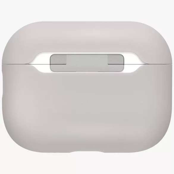 UNIQ Lino tok AirPods Pro 3 gen szilikon bézs színű tokhoz
