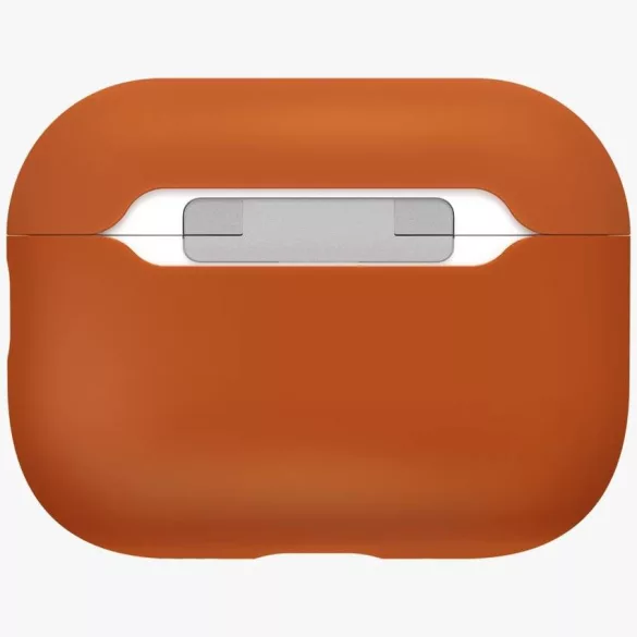 UNIQ Lino tok AirPods Pro 3 gen szilikon narancssárga tokhoz
