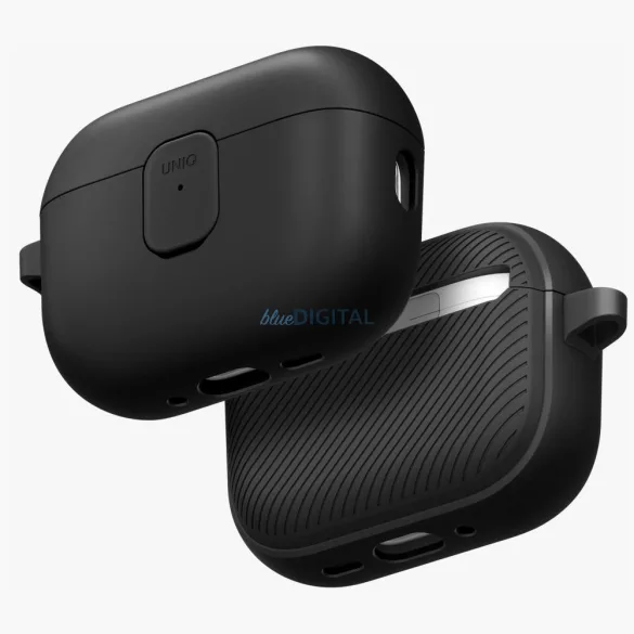 UNIQ Clyde tok az AirPods Pro 3 gen fekete-szürke tokhoz