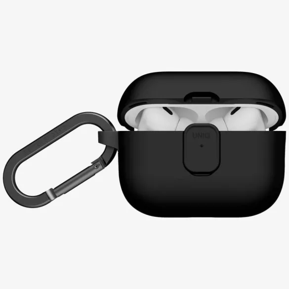 UNIQ Clyde tok az AirPods Pro 3 gen fekete-szürke tokhoz