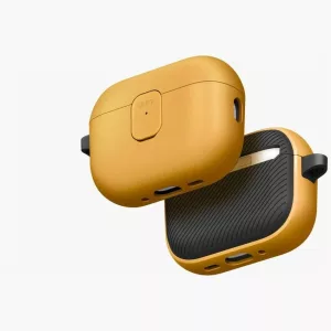 UNIQ Clyde tok az AirPods Pro 3 gen sárga-szürke tokhoz