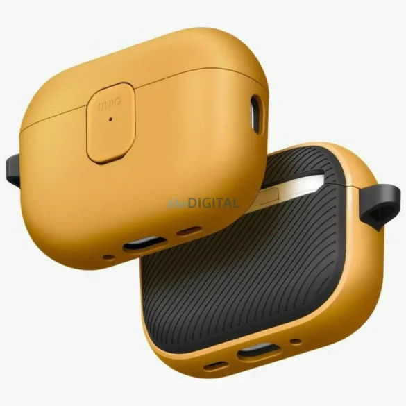UNIQ Clyde tok az AirPods Pro 3 gen sárga-szürke tokhoz
