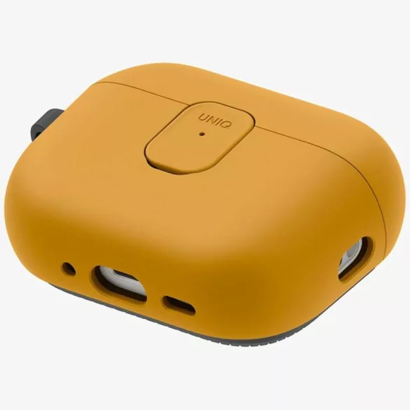 UNIQ Clyde tok az AirPods Pro 3 gen sárga-szürke tokhoz