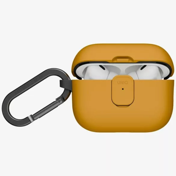 UNIQ Clyde tok az AirPods Pro 3 gen sárga-szürke tokhoz