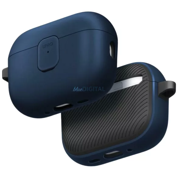 UNIQ Clyde tok az AirPods Pro 3 gen kék-szürke tokhoz
