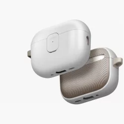   UNIQ Clyde tok az AirPods Pro 3 gen szürke-khaki színű AirPods Pro-hoz
