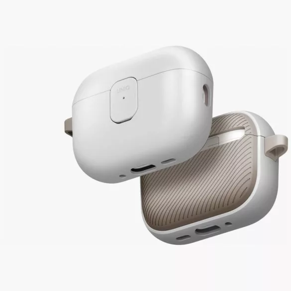 UNIQ Clyde tok az AirPods Pro 3 gen szürke-khaki színű AirPods Pro-hoz