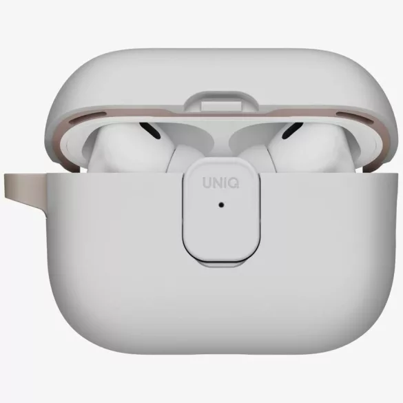 UNIQ Clyde tok az AirPods Pro 3 gen szürke-khaki színű AirPods Pro-hoz