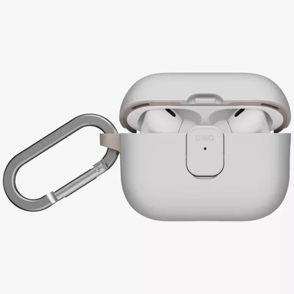 UNIQ Clyde tok az AirPods Pro 3 gen szürke-khaki színű AirPods Pro-hoz