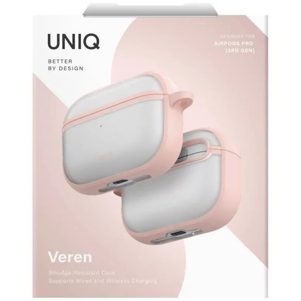UNIQ Veren tok az AirPods Pro 3 rózsaszínhez