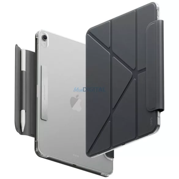UNIQ Camden Lite tok iPad 11" A16 (2025) / iPad 10.9" 10. gen (2022) - szürke
