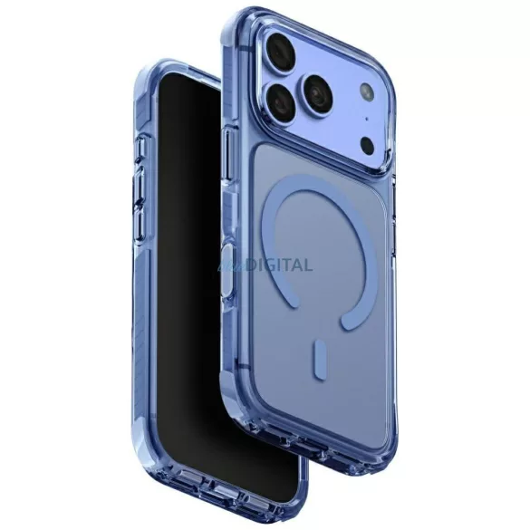 UNIQ Combat MagSafe tok iPhone 18 Pro / 17 Pro - kék