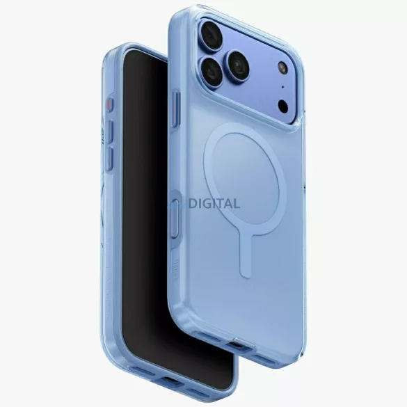 UNIQ Clario MagSafe tok iPhone 18 Pro Max / 17 Pro Max - kék