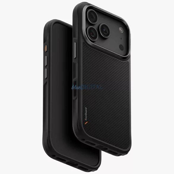 UNIQ Keva MagSafe tok iPhone 18 Pro / 17 Pro - fekete