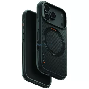 UNIQ Keva Mov MagSafe tok iPhone 18 Pro / 17 Pro - fekete