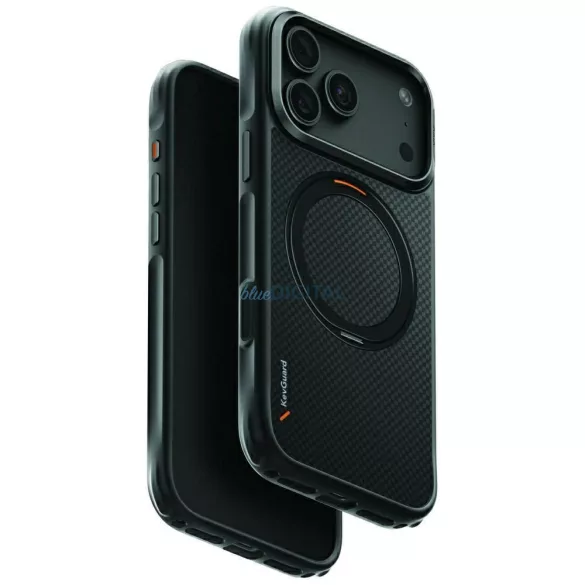 UNIQ Keva Mov MagSafe tok iPhone 18 Pro Max / 17 Pro Max - fekete