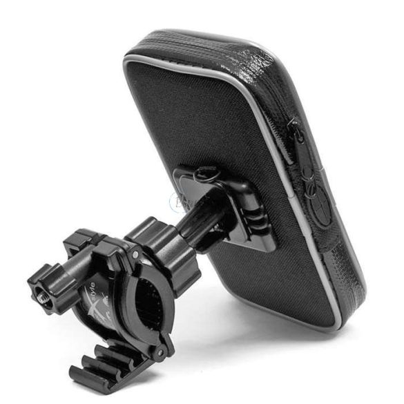 Univerzális kerékpárra/motorkerékpárra szerelhető, vízálló telefontartó -       Extreme-155 - fekete