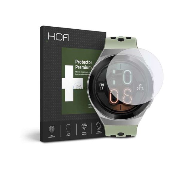 HOFI Glass Pro+ üveg képernyővédő fólia - Huawei Watch GT 2E (46 mm) - átlátszó
