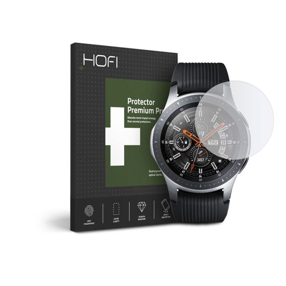 HOFI Glass Pro+ üveg képernyővédő fólia - Samsung Galaxy Watch (46 mm) -        átlátszó