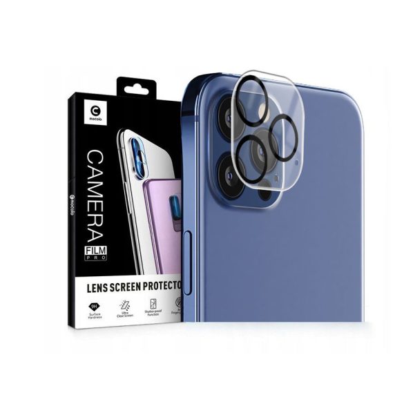 Mocolo TG+ hátsó kameralencse védő edzett üveg - Apple iPhone 12 Pro Max - transparent