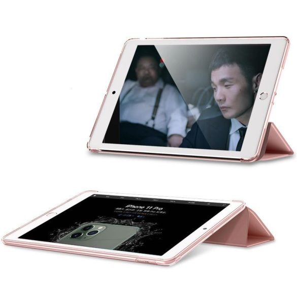 Apple iPad 10.2 (2019/2020/2021) tablet tok (Smart Case) on/off funkcióval -    Tech-Protect - piros (ECO csomagolás)