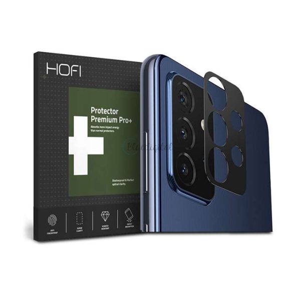 HOFI Metal Camera Sytling hátsó kameravédő borító - Samsung A525F Galaxy        A52/A526B Galaxy A52 5G - fekete