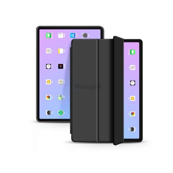 Apple iPad Air 4 (2020)/iPad Air 5 (2022) 10.9 tablet tok (Smart Case) on/off   funkcióval - Tech-Protect - fekete (ECO csomagolás)