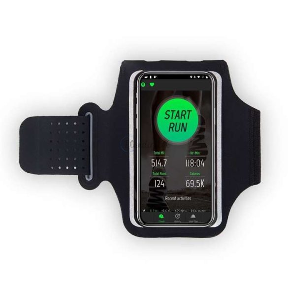 Univerzális kartok sportoláshoz, max. 6,5" méretű készülékekhez - Universal Sport Armband - fekete (ECO csomagolás)