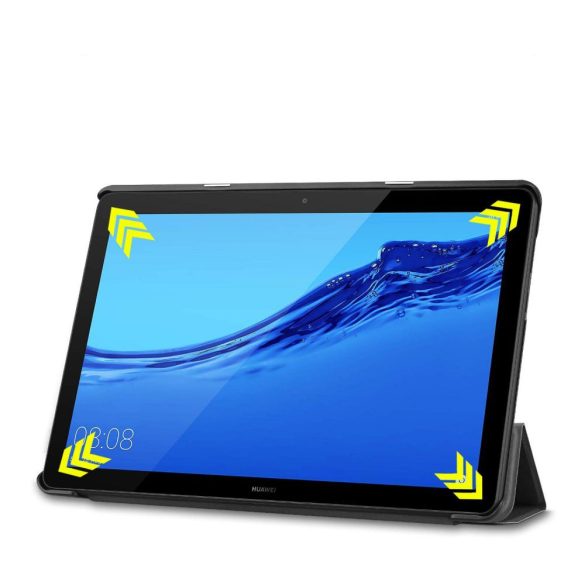 Huawei MediaPad M5 Lite 10.1 tablet tok (Smart Case) on/off funkcióval -        Tech-Protect - fekete (ECO csomagolás)