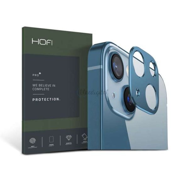 HOFI Metal Camera Sytling hátsó kameravédő borító - Apple iPhone 13/13 Mini -   kék