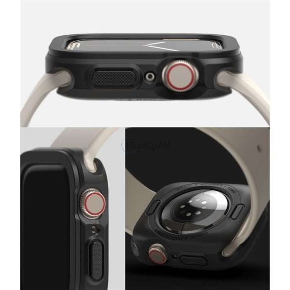 Apple Watch 7 (41 mm) védőtok - Ringke Air Sport - fekete